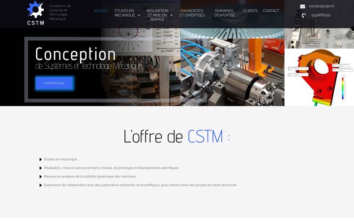 Captura de pantalla de cstm.fr