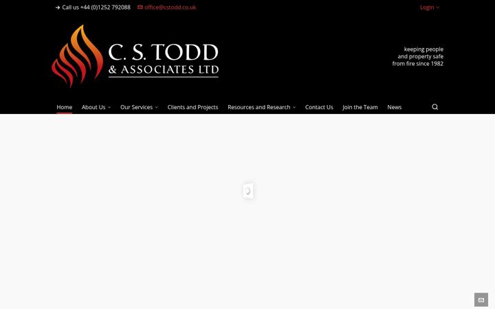Екранна снимка на cstodd.co.uk