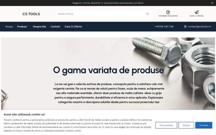 Screenshot of cstools.ro