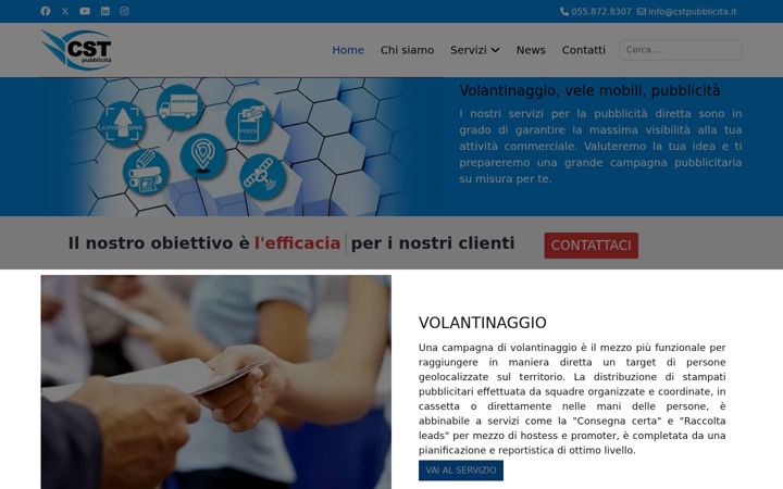 Screenshot of cstpubblicita.it