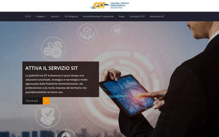 Screenshot of cstsulmona.it