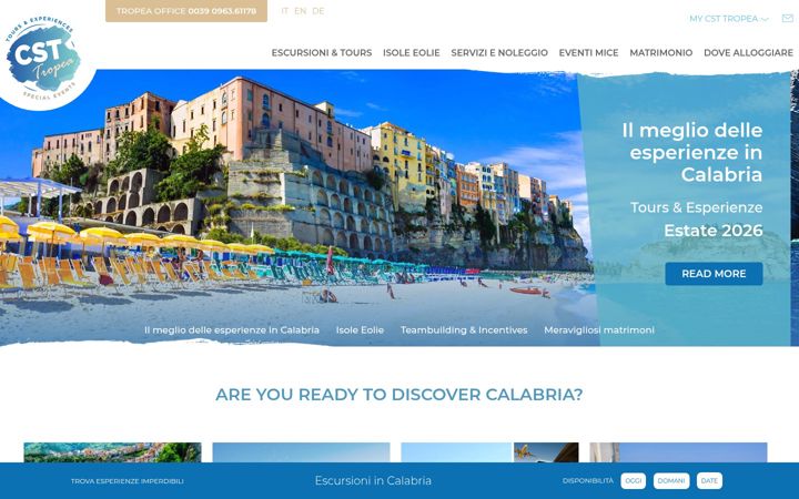 Screenshot stránky csttropea.it