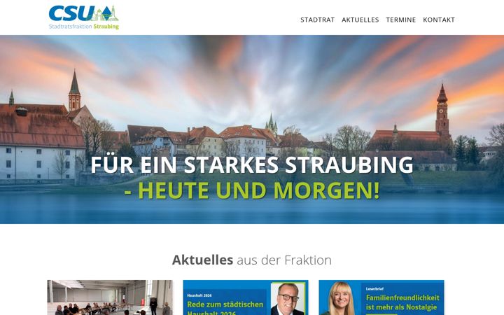 Képernyőkép: csu-fraktion-straubing.de