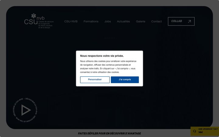 Screenshot of csu-nvb.ch