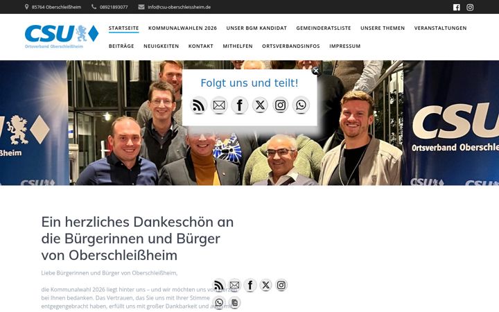 Screenshot of csu-oberschleissheim.com