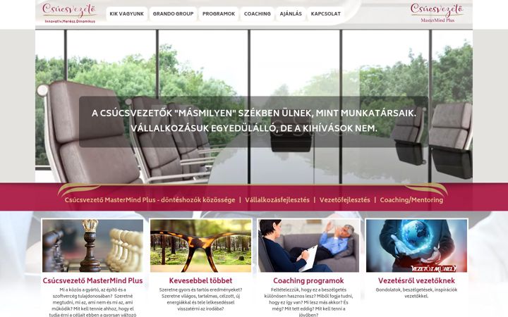 Screenshot di csucsvezeto.hu