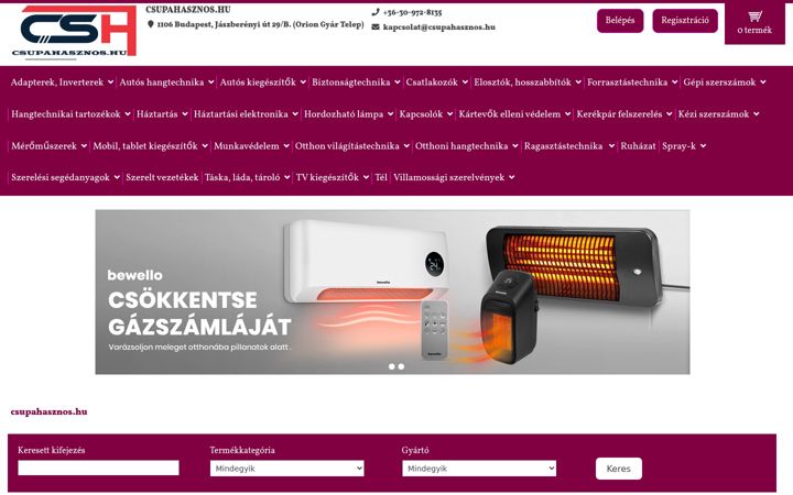 Screenshot of csupahasznos.hu