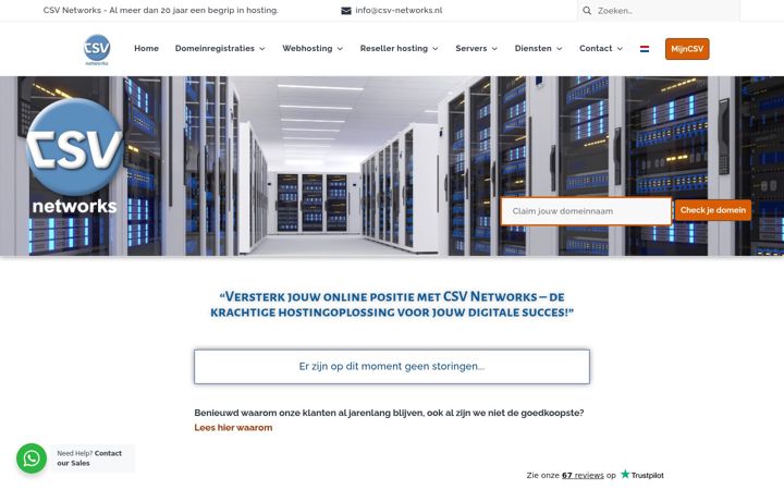 Képernyőkép: csv-networks.nl