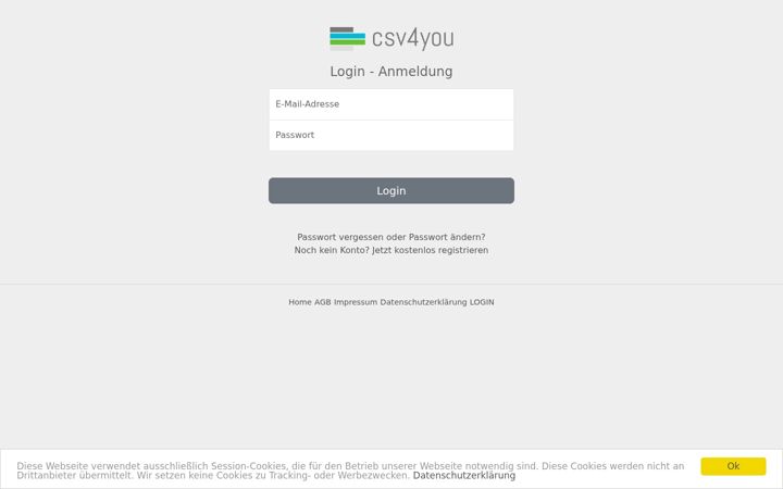 Screenshot of csv4you.de