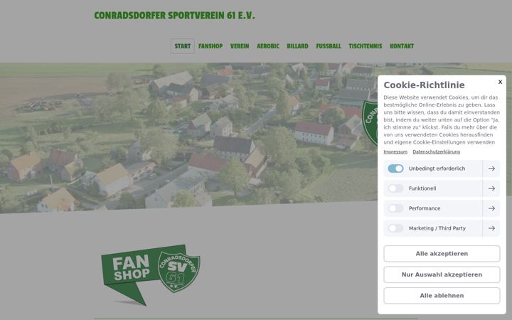 Screenshot of csv61.de