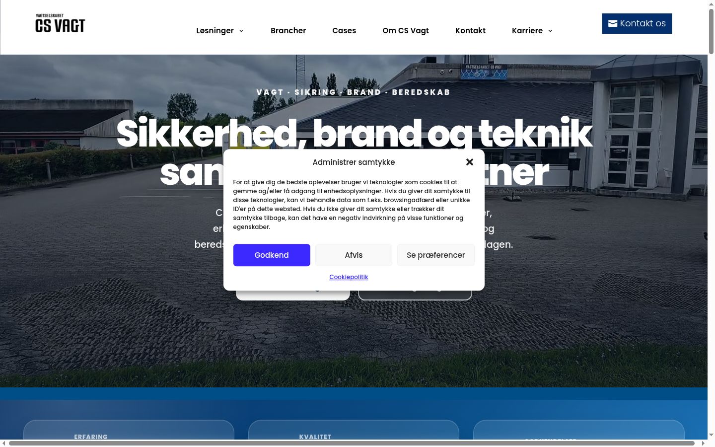 Screenshot tal-banner tal-kunsens muri qabel kwalunkwe interazzjoni