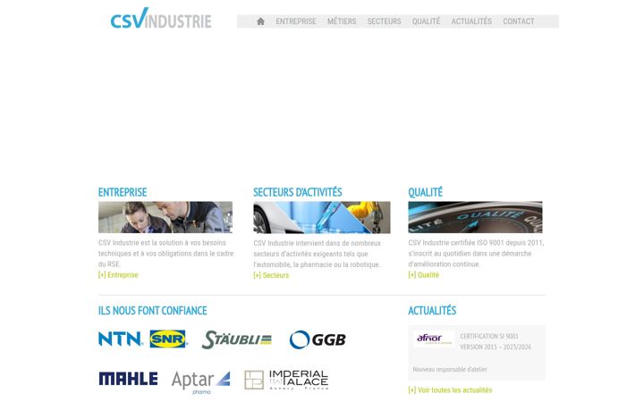 Screenshot of csvindustrie.fr