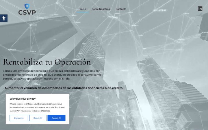 Screenshot of csvpiberica.com