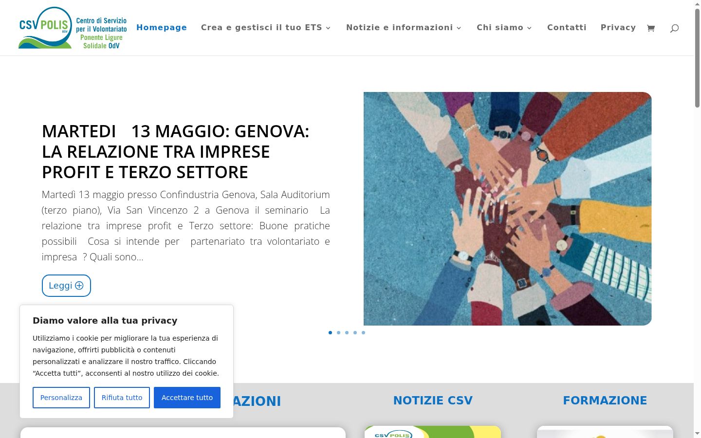 Sutikimo reklamjuostės, rodytos prieš bet kokią sąveiką, ekrano kopija