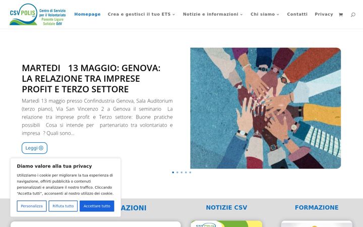 Screenshot of csvpolis.altervista.org