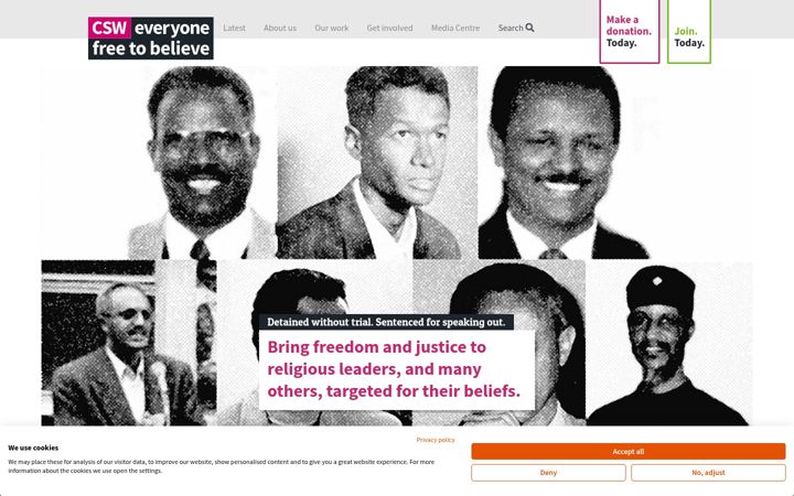 Screenshot of csw.org.uk