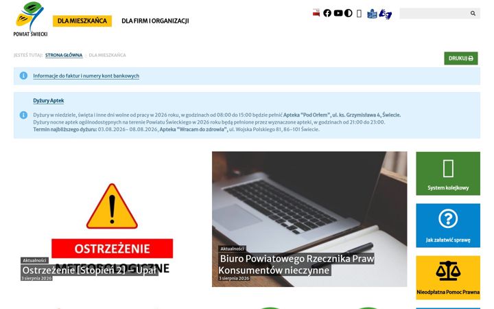 Snimka zaslona za csw.pl