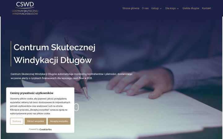 Screenshot of cswd.pl