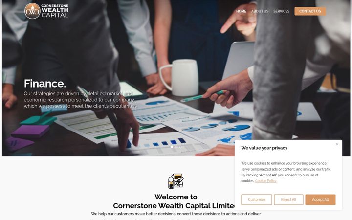 Screenshot of cswealthcapital.com