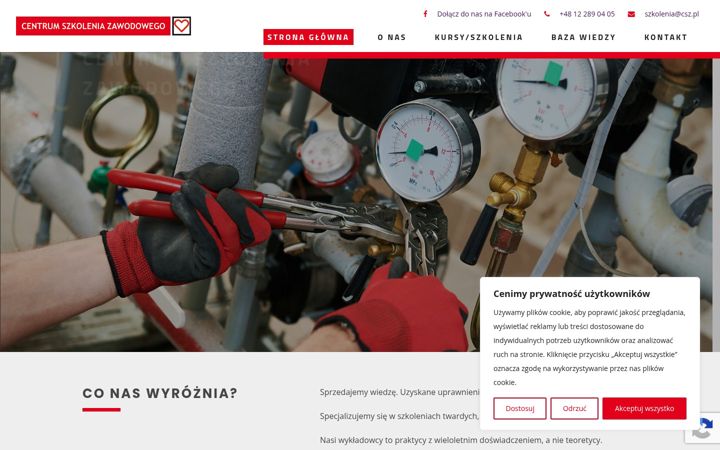 Snimka zaslona za csz.pl