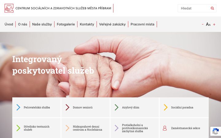 Skärmbild av cszs-pribram.cz