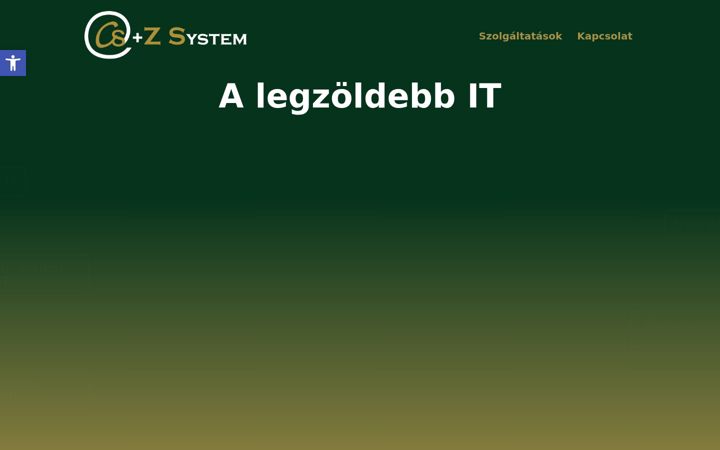 Screenshot of cszsystem.hu