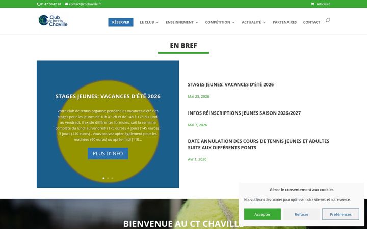 Captura de pantalla de ct-chaville.fr