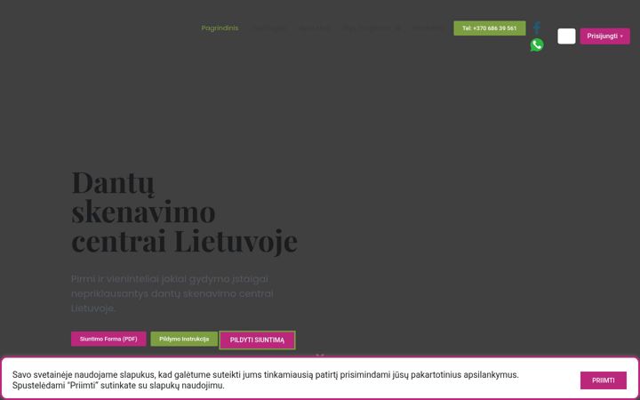 Ekrano kopija ct-dent.lt