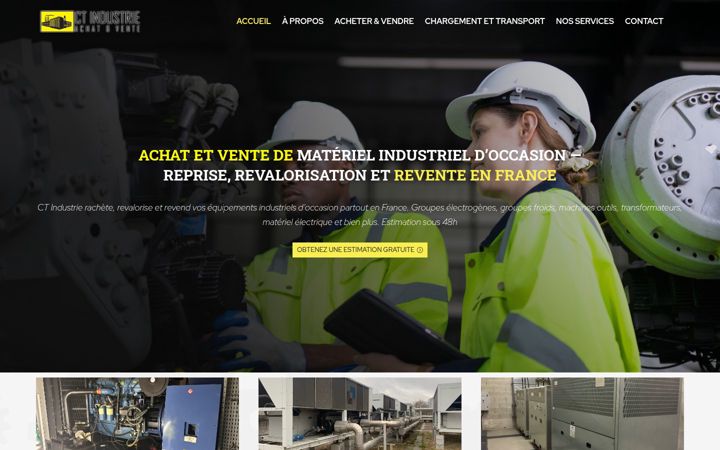 Screenshot of ct-industrie.com