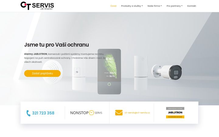 Skärmbild av ct-servis.cz