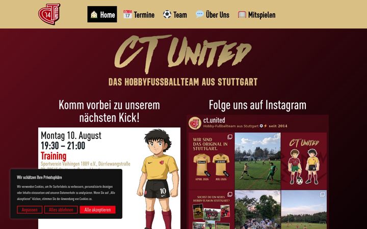 Screenshot of ct-united.de