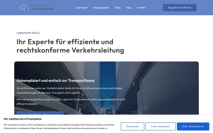 Screenshot of ct-verkehrsleiter.de