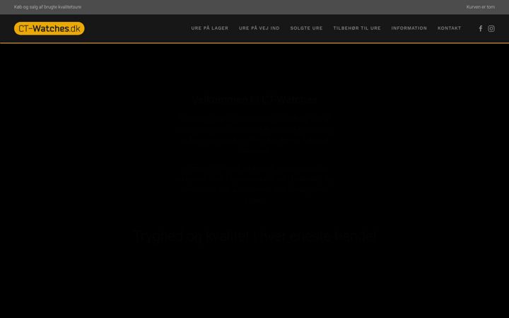 Screenshot of ct-watches.dk