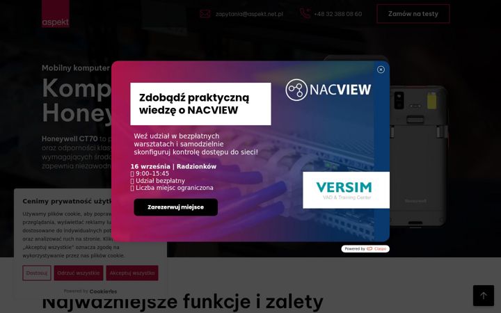 Screenshot of ct70.pl