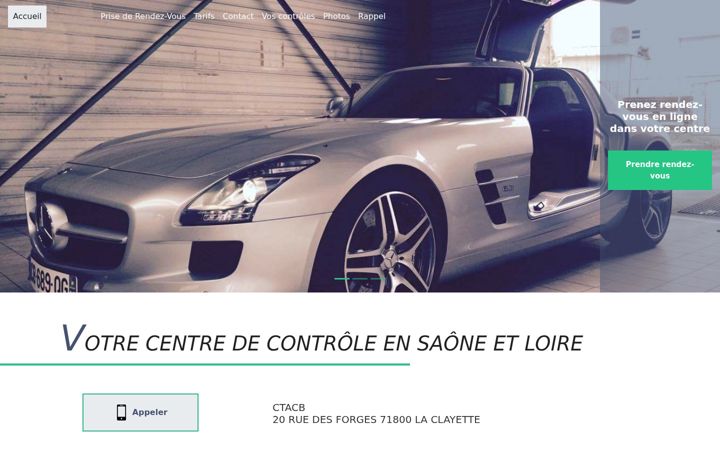 Screenshot of ctacb.fr