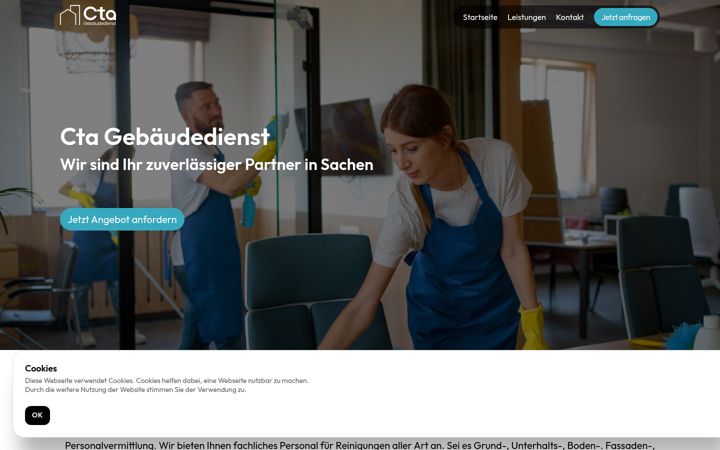 Screenshot of ctacompany.de