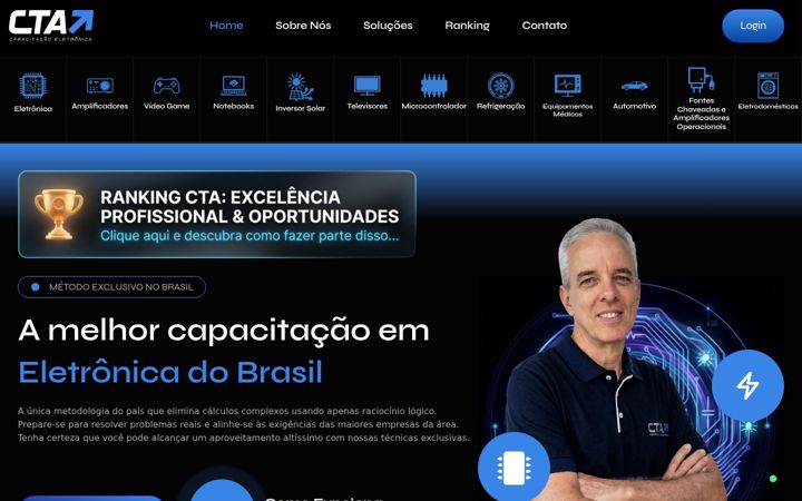 Screenshot di ctaeletronica.com.br