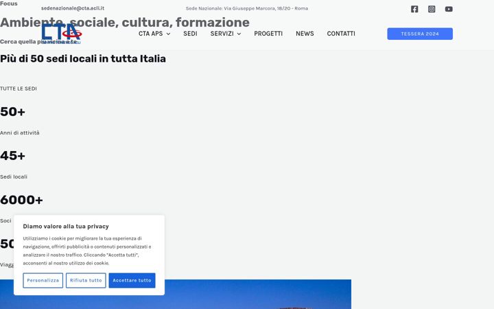 Screenshot of ctanazionale.it