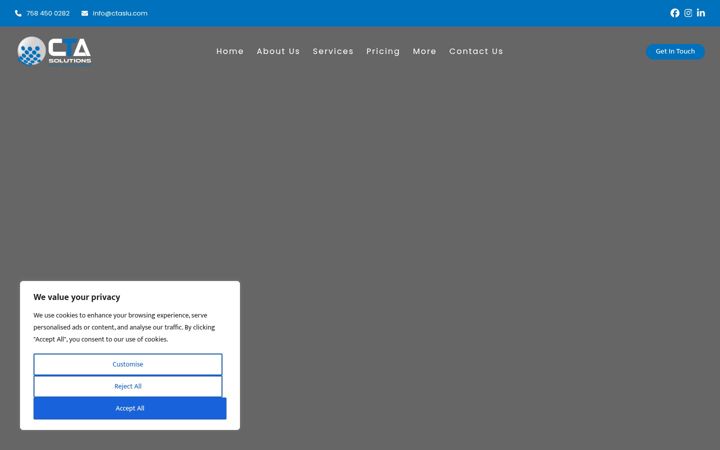 Screenshot of ctaslu.com