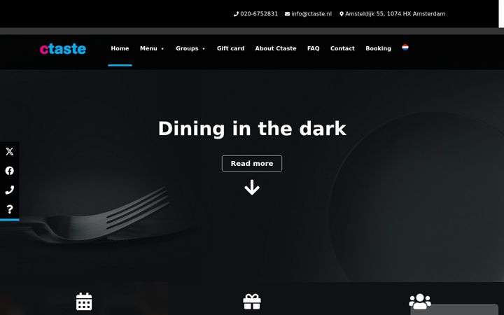 Screenshot of ctaste.com