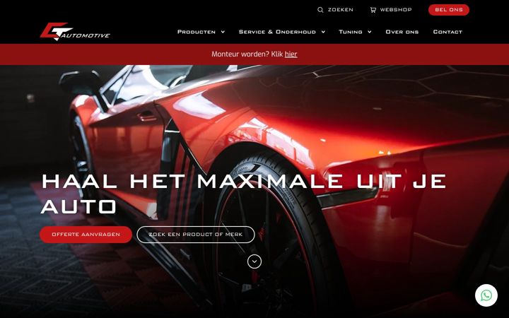 Ekrano kopija ctautomotive.nl