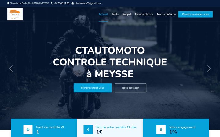 Screenshot of ctautomoto.fr