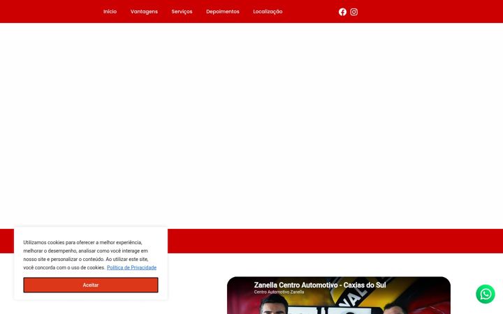 Screenshot di ctazanella.com.br