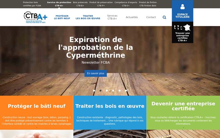 Screenshot of ctbaplus.fr
