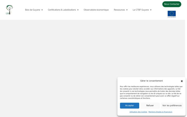 Screenshot of ctbf-guyane.fr