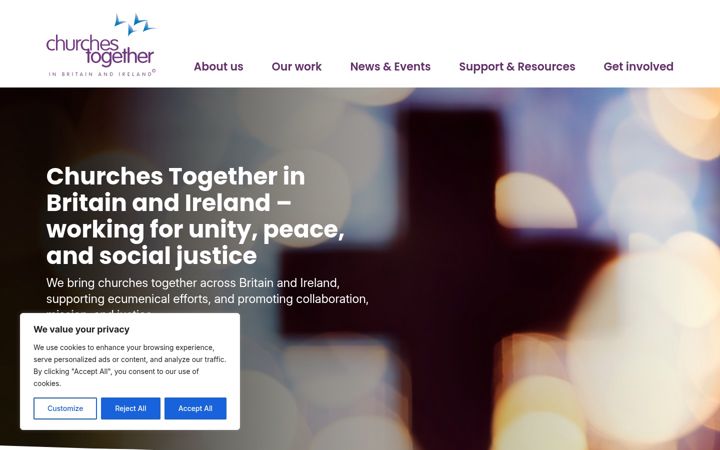 Screenshot von ctbi.org.uk