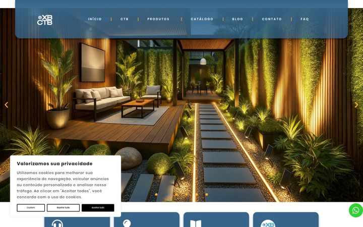 Screenshot of ctbluz.com.br