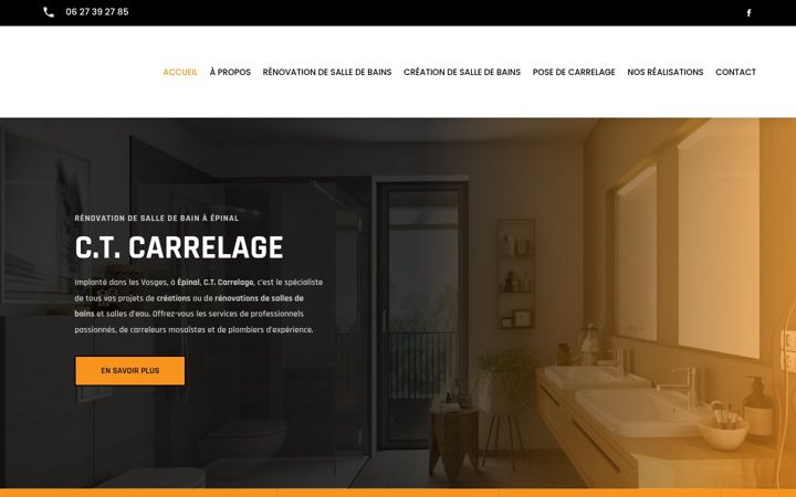 Screenshot of ctcarrelage.fr