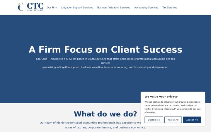 Screenshot of ctccpafirm.com