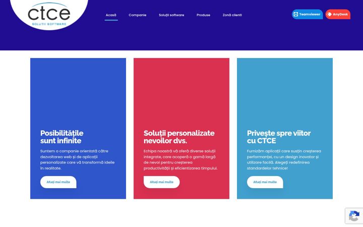 Screenshot of ctce.ro